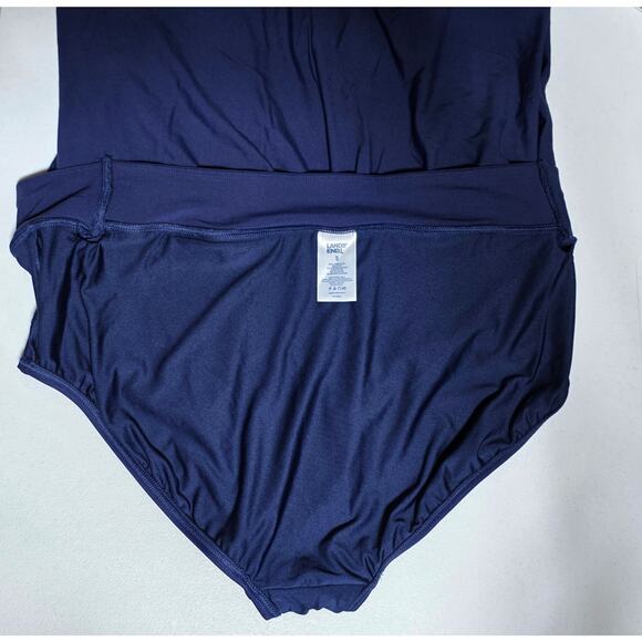 Lands End Swim Shorts 3" Modest UPF 50 Boyshort Panty Liner Sz 18 XXL Navy Blue - Picture 5 of 13